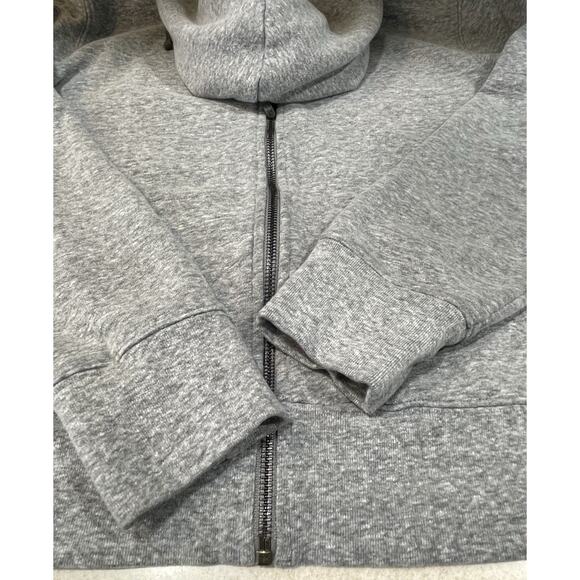 Madewell Full-Zip Hoodie Sweatshirt Women’s Size Large Gray Cozy Loungewear - Picture 8 of 13